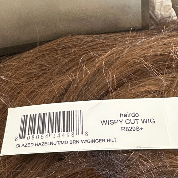BNWT Hairdo by hairuwear wispy cut wig glazed hazelnut md brown w ginger hilt - Picture 3 of 6